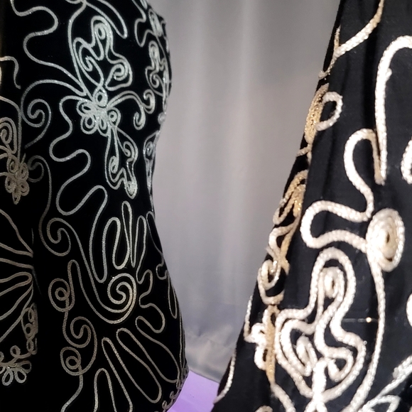 S Once Again White and black hand Cardigan - Picture 6 of 13